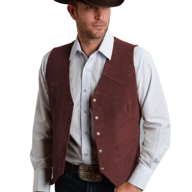 Men's Business Slim-Fit Vest Gentleman's Simple Suit Vest