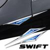 2 pièces autocollants de voiture en alliage 3D accessoires de voiture accessoire pour suzuki SWIFT