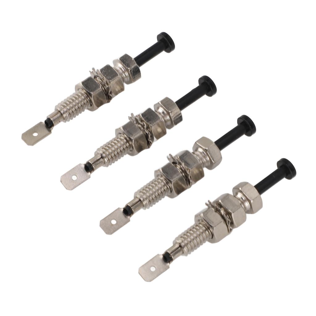 Adjustable Door Pin Switch 12V Universal Car Bonnet Alarm Light Hood Switch Security Screw for Ceiling Chassis Lights