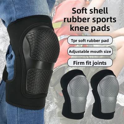 Soft Shell Comfortable Anti-drop Shock Absorption Sports Knee Pads Roller Skating Riding Skating Elbow Pads Kit
