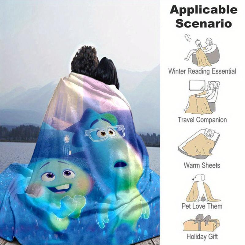 1pc, "Home Decor Soft Blanket Perfect for Couch, Bed, Travel, Camping, Car, Beach, Office Nap Gift Idea for All Occasions"