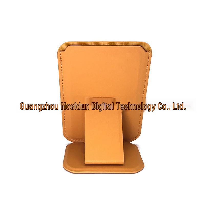 MagSafe Magnetic Card Holder Stand for iPhone 15 - PU Leather Gift