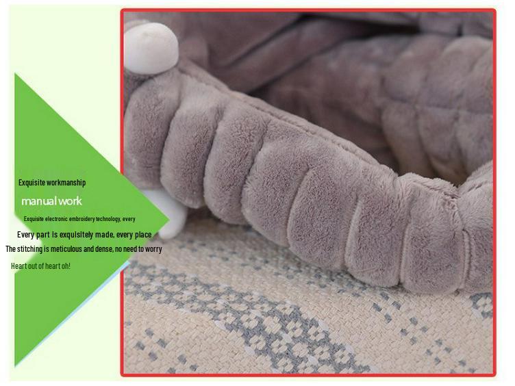 Plush Elephant Doll Sleep Pillow for Baby & Children