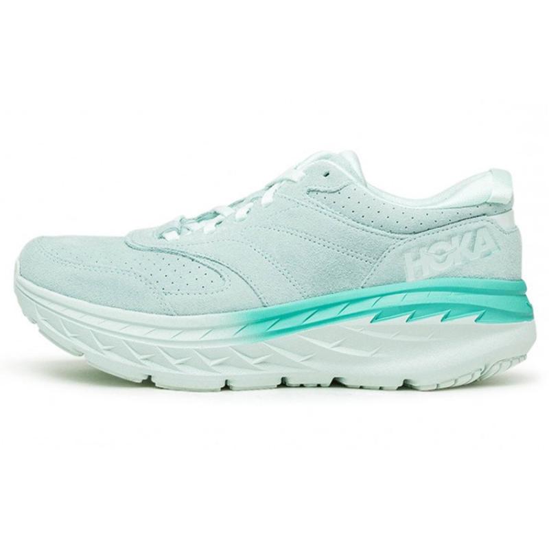 

HOKA ONE ONE Bondi L Suede Blue Glass All Gender Sneakers 1122572-BGAT 39