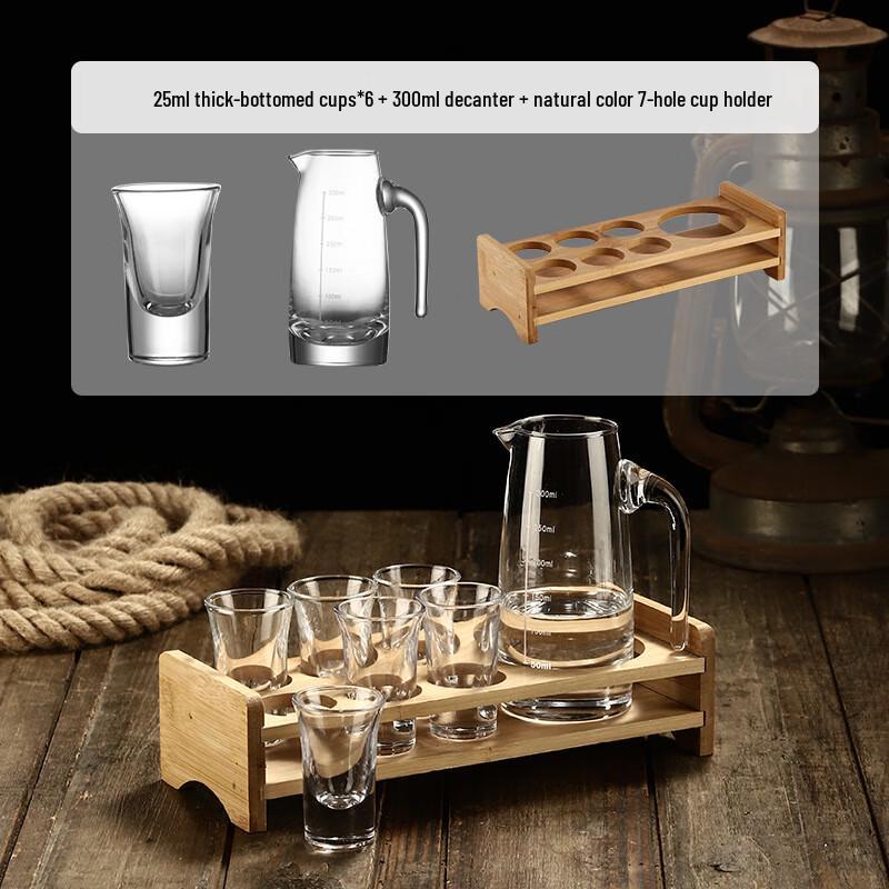 OIMG Shot Glass and Decanter Gift Set