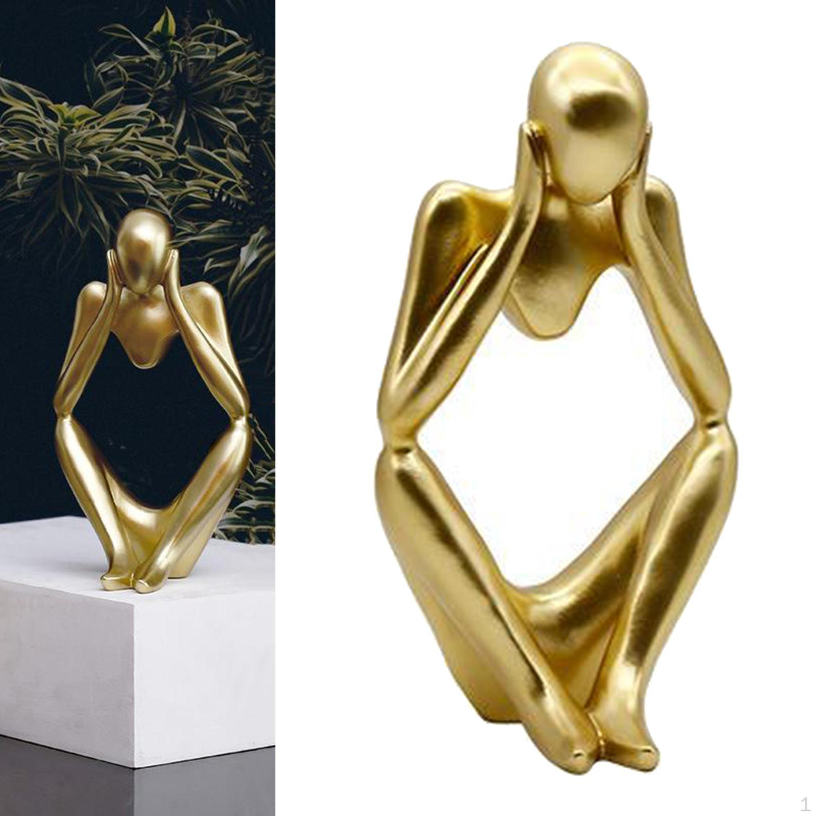 Abstract Statue Resin Figurine Sculpture 13X25cm