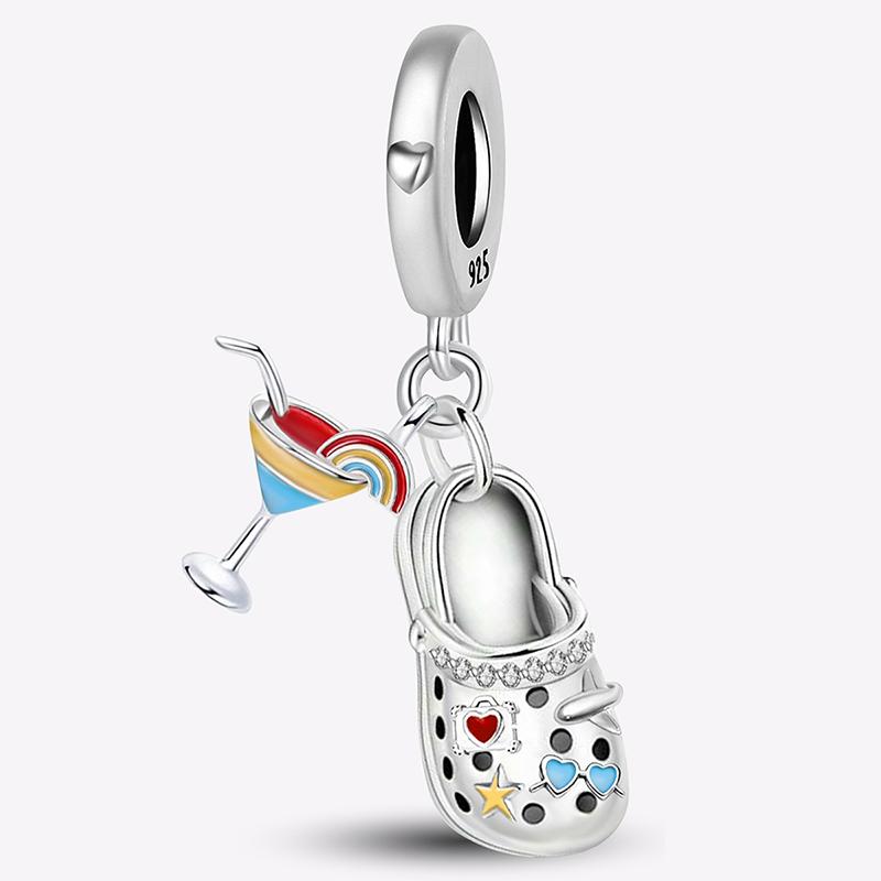 Copper Daily Travel Life Charms Beads Fit Diy Bracelet Necklace Making Gift Of High Quality Fine Jewelry For Womens