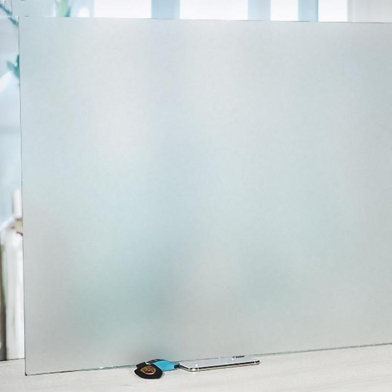 

3D матовая матовая оконная пленка, конфиденциальная УФ-защита, витражное стекло, самоклеящаяся виниловая пленка для дома, декоративные солнечные наклейки на окна 45X500 CM