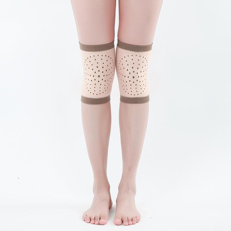 Round Machine Summer Thin Mugwort Knee Pads - Women's Warm Compress for Cold Legs and Joints, Ideal for Seniors