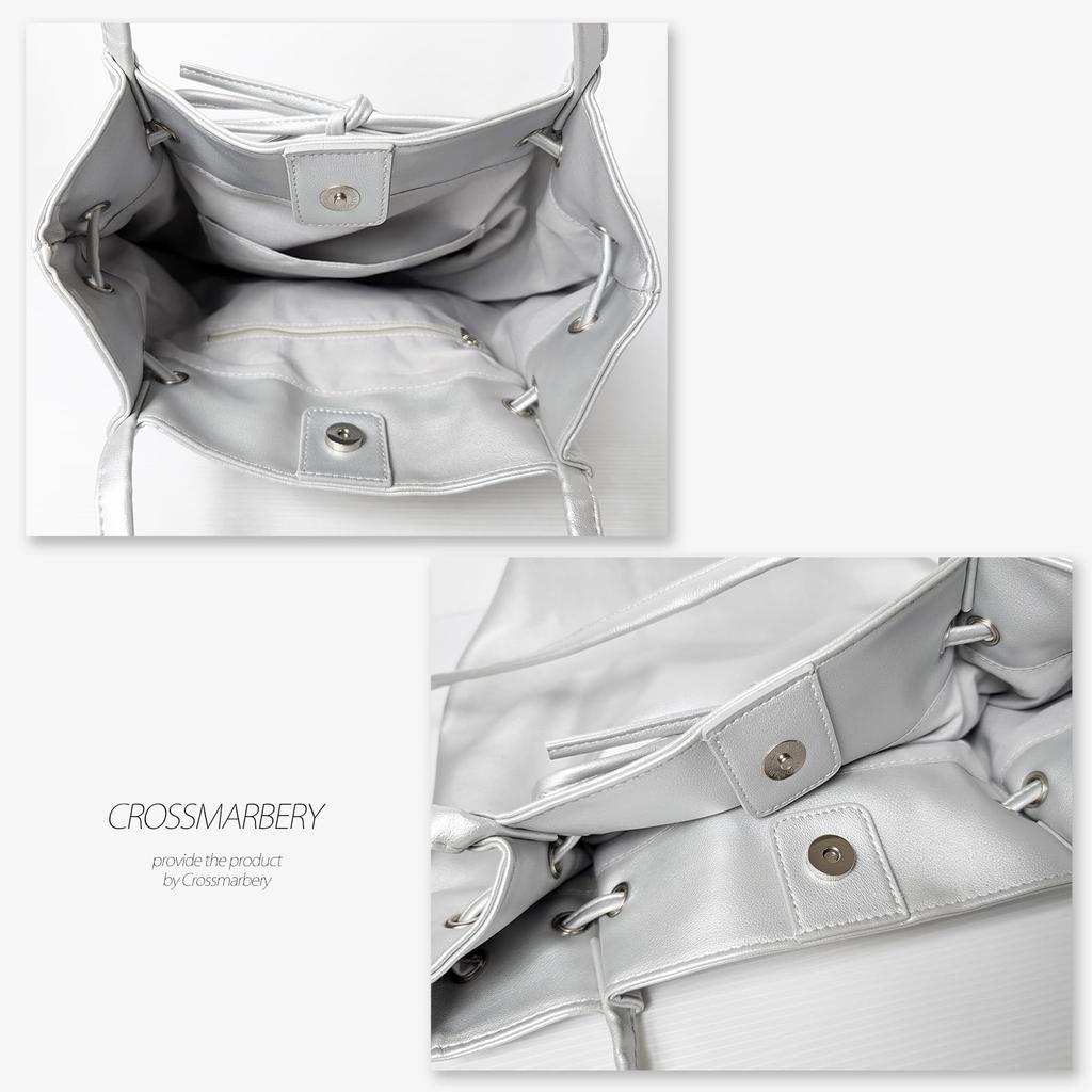 Tote Bag A4 Vertical Ladies Large Capacity Cute Stylish Adult Commuting Synthetic Leather Shoulder Bag Handbag Bag Soft Vertical R63 Ivory [Cross