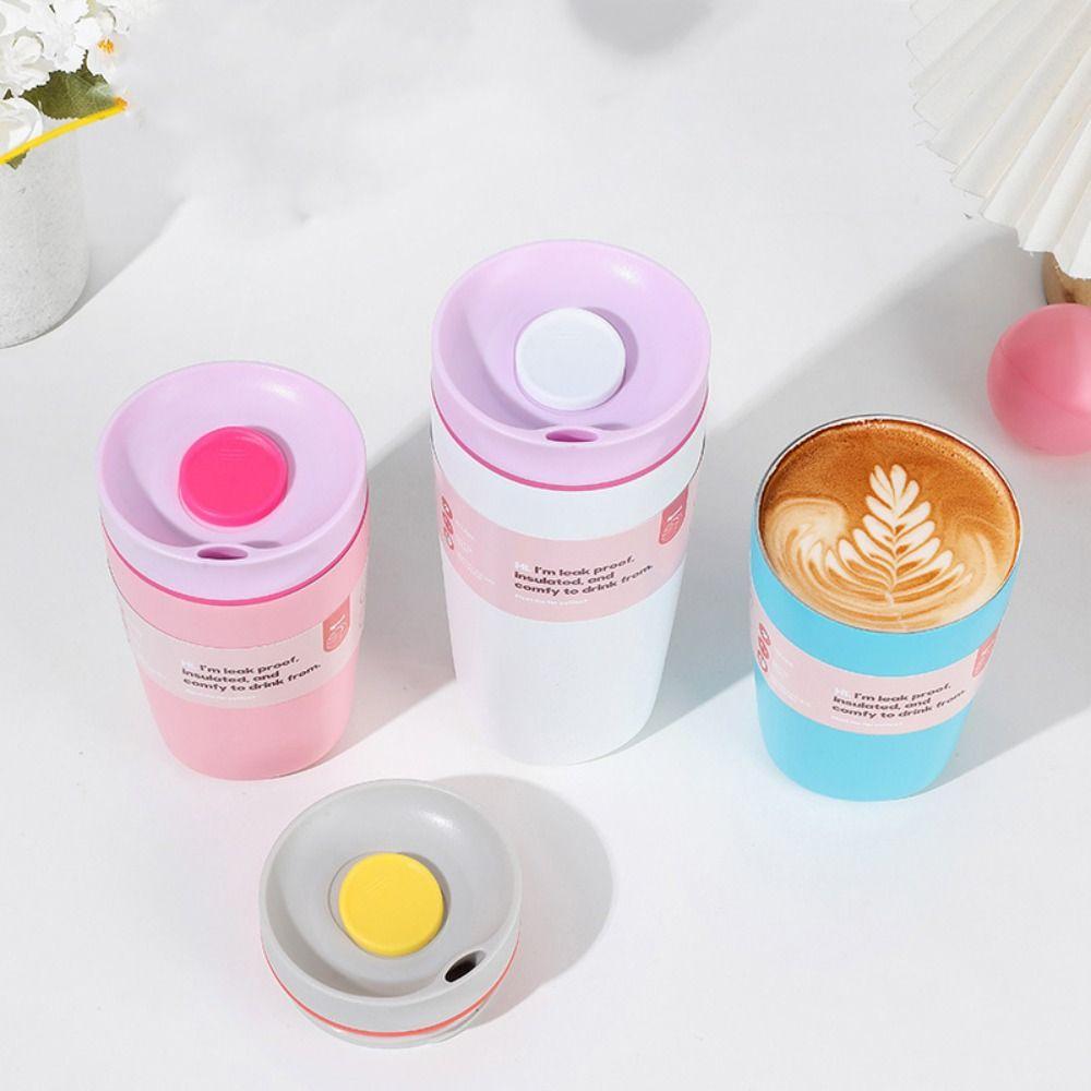 Stainless Steel Vacuum Insulated Cup Reusable Water Cup Durable Thermos Bottle Student