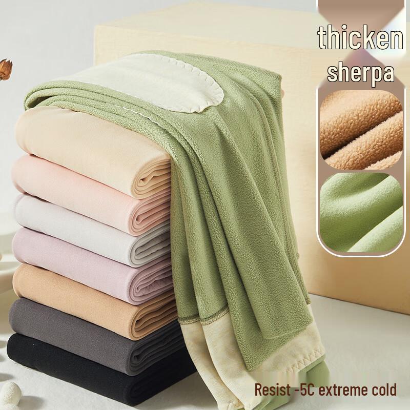 Miiow Women's Extra Warm Cashmere & Silk Lamb Fleece Thermal Leggings