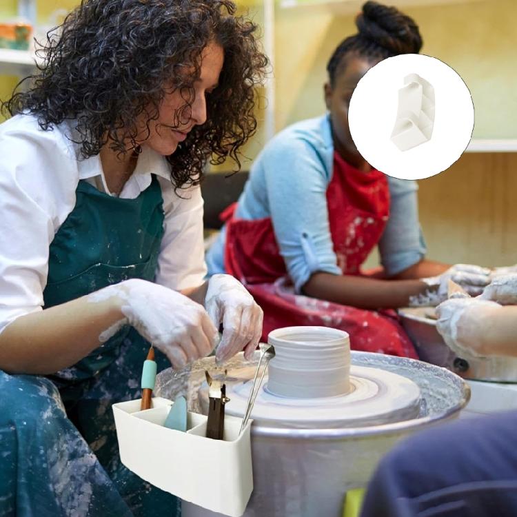 Nonslip Ceramic Craft Tool Organizers Compact Design Space Saving Ceramic Workshop Rack For Art Studios Efficiency