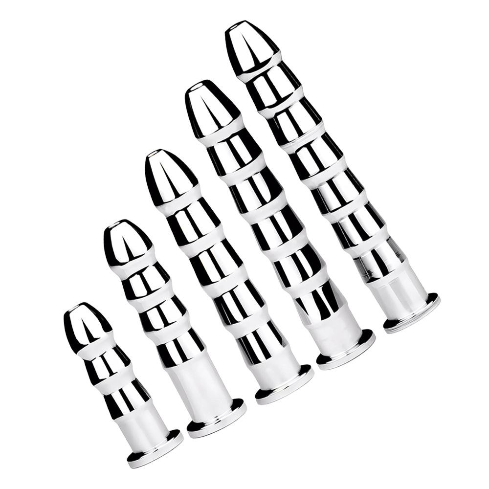 Men's Urethral Masturbation Stick Metal Stainless Steel Pull Bead Dilator Sounding Gay Sex Toy Penis Pulg Chastity