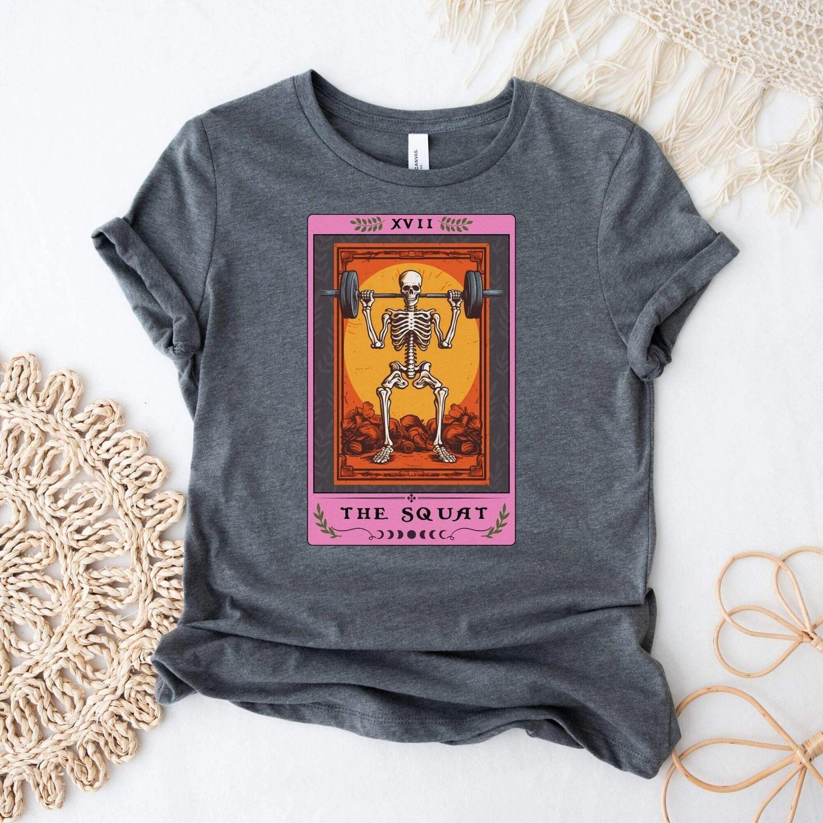 The Squat Tarot Card Shirt Bodybuilder 4XL