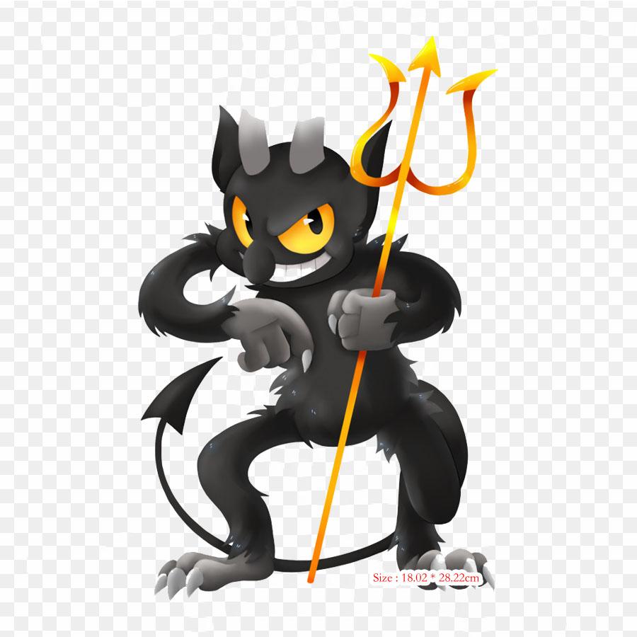 

Дьявол Клип Арт Дьявол Знак Рога Утюг на Теплопередаче Печати Виниловые Наклейки Для Одежды DIY Аппликации Моющиеся Заплатки