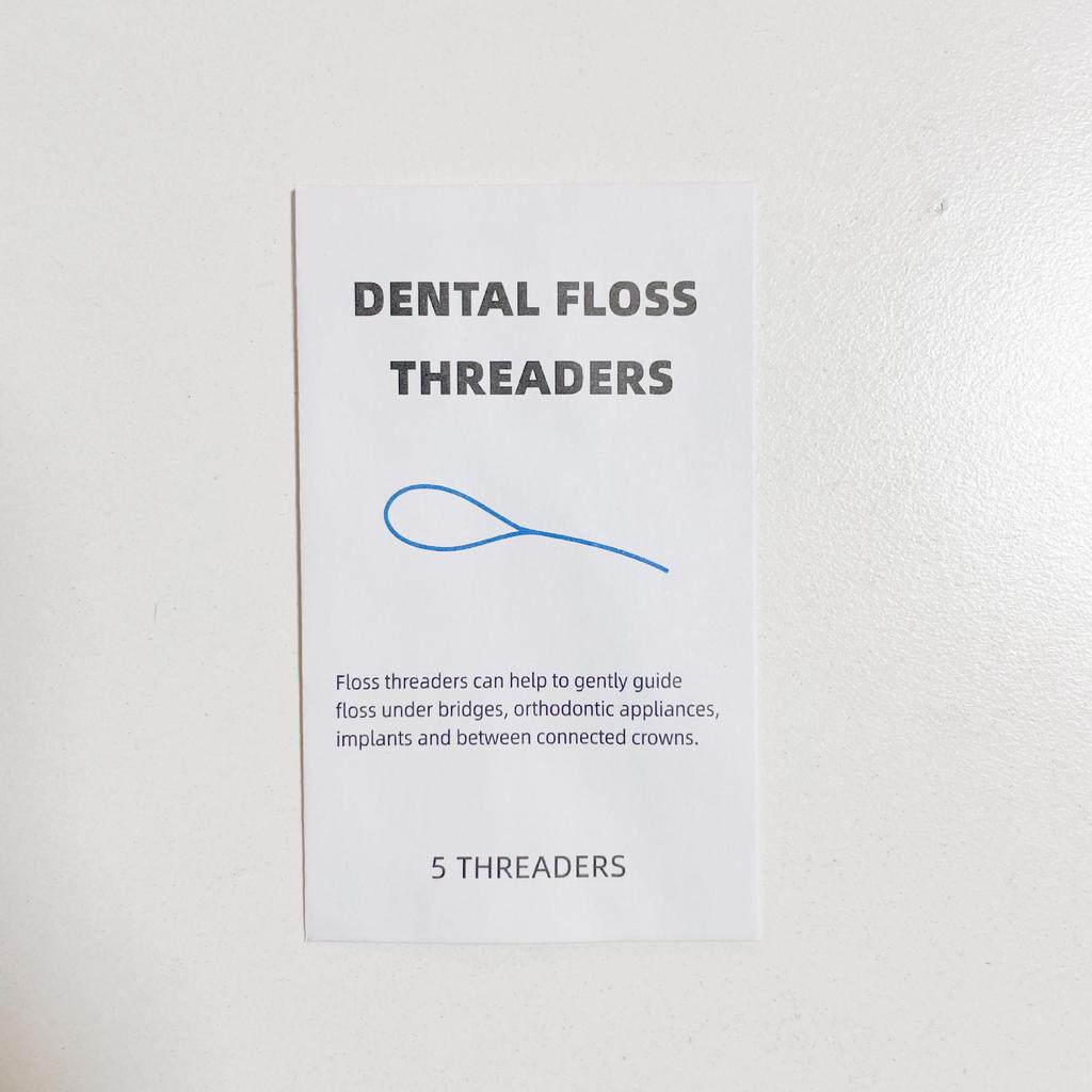 35-Piece Boxed Dental Floss Threaders for Braces and Orthodontic Use