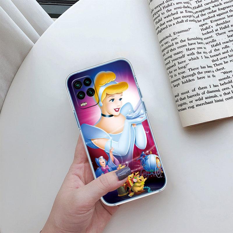 Cinderella Transparent Phone Case for Motorola Moto G7 G8 G9 G84 G85 G73 G24 G15 Z2 Play Power Plus
