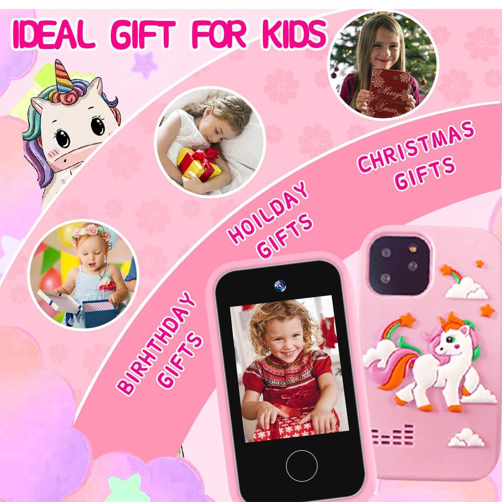 Mini telefon dla dzieci, odtwarzacz muzyczny, gra logiczna, zabawka, telefon, zabawne narzędzie edukacyjne do nauki z budzikiem, kalkulatorem, latarką.