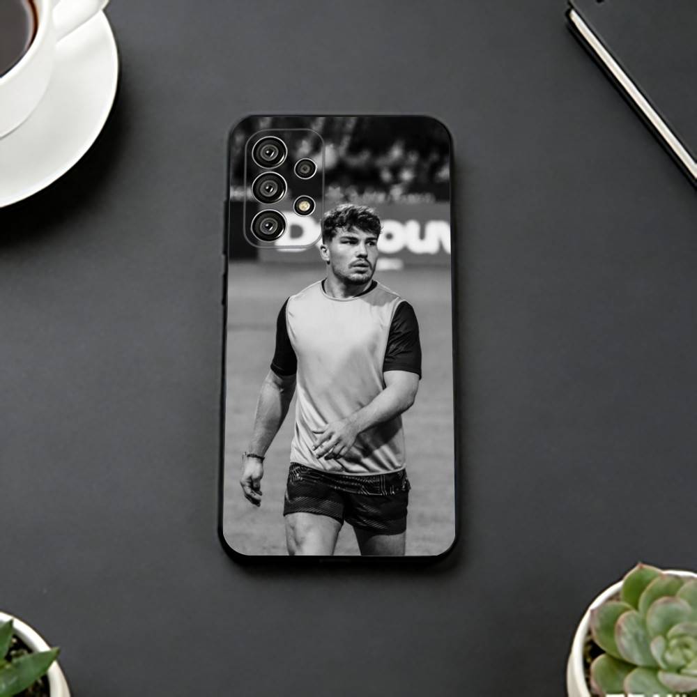 Antoine Dupont for Rugby Fans Phone Case For Samsung S25,S24,S21,S22,S23,S30,Ultra,S20,Plus,Fe,Soft Silicone Black Cover