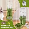 Small Animals Drinker 750ml Rabbit Water Bottle Hanging Auto Pet Water Dispenser No Drip Pet Water Bottle Bowl for Hamster Bunny