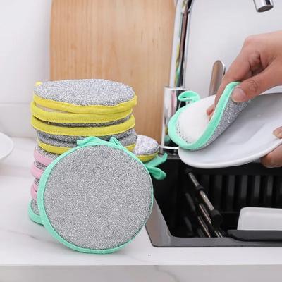 20/1PCS Double Side Dishwashing Sponge Dish Washing Brush Pan Pot Dish Wash Sponges Household Cleaning Reusable Kitchen Tools