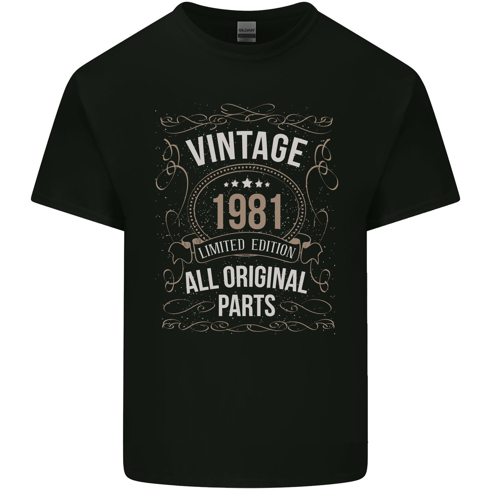 45th Birthday Limited Edition 1981 Mens Light Cotton T-Shirt M