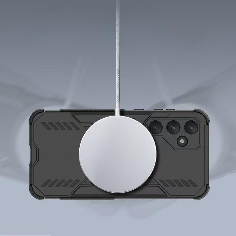 Suitable for Samsung A06A16A26 Mobile Phone Case Hollow Heat Dissipation Magnetic Absorption Samsung S25edge Four Corner M56 Airbag A35