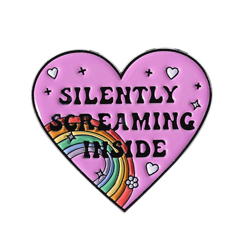 LGBTQ Rainbow Enamel Pin You’re Safe With Me Pride Metal Brooches Lapel Badges Jewelry Gift for Gay Homosex Lesbian Friends