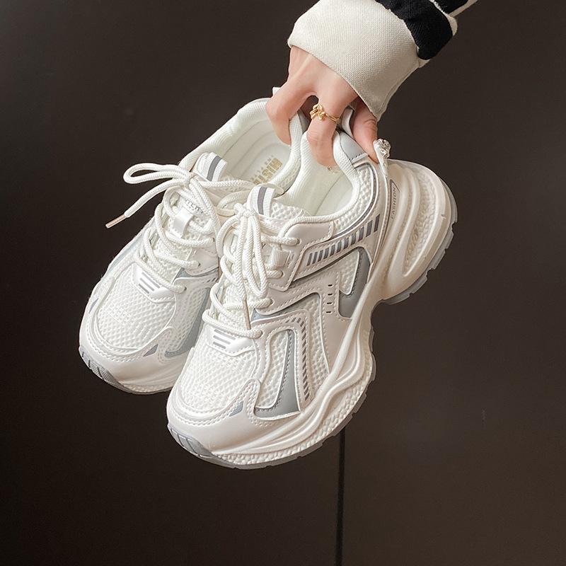 Ins Korean Version of the New Dad Shoes for Women 2025 Autumn Student Sports Running Shoes Casual Shoes Platform Height Increase 2830