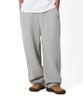 Balloon Fit Jog Tag Fleece-Lined Sweatpants Medium Grey