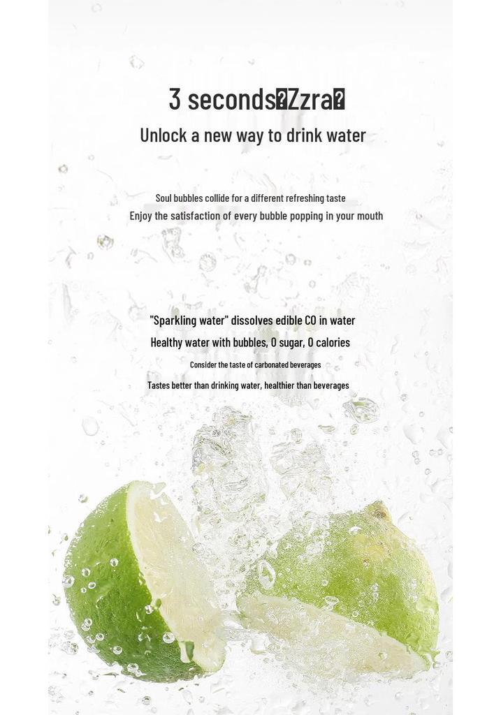 Guo Lun Sparkling Water Maker - DIY Home Carbonated Drink Machine