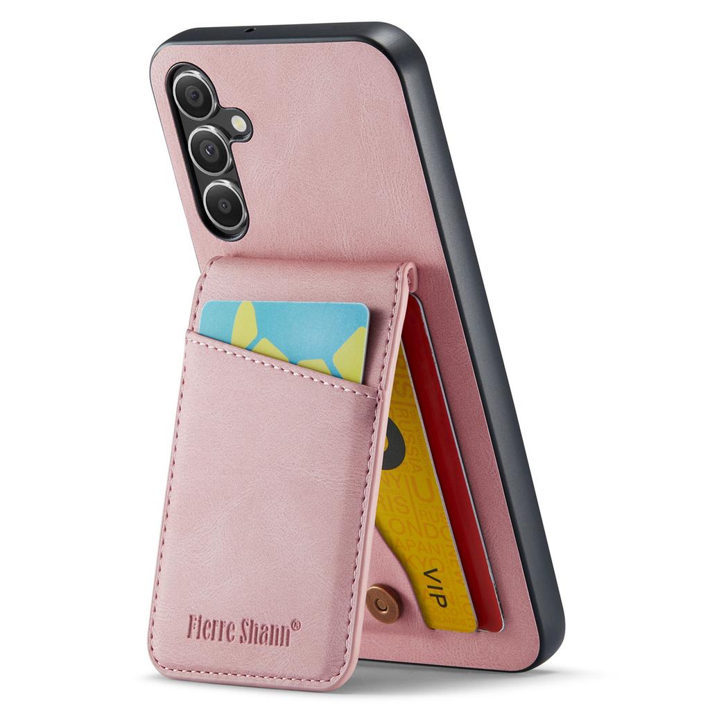For Samsung Galaxy A14 4G/5G Case Card Slots PU Leather+TPU Phone Cover