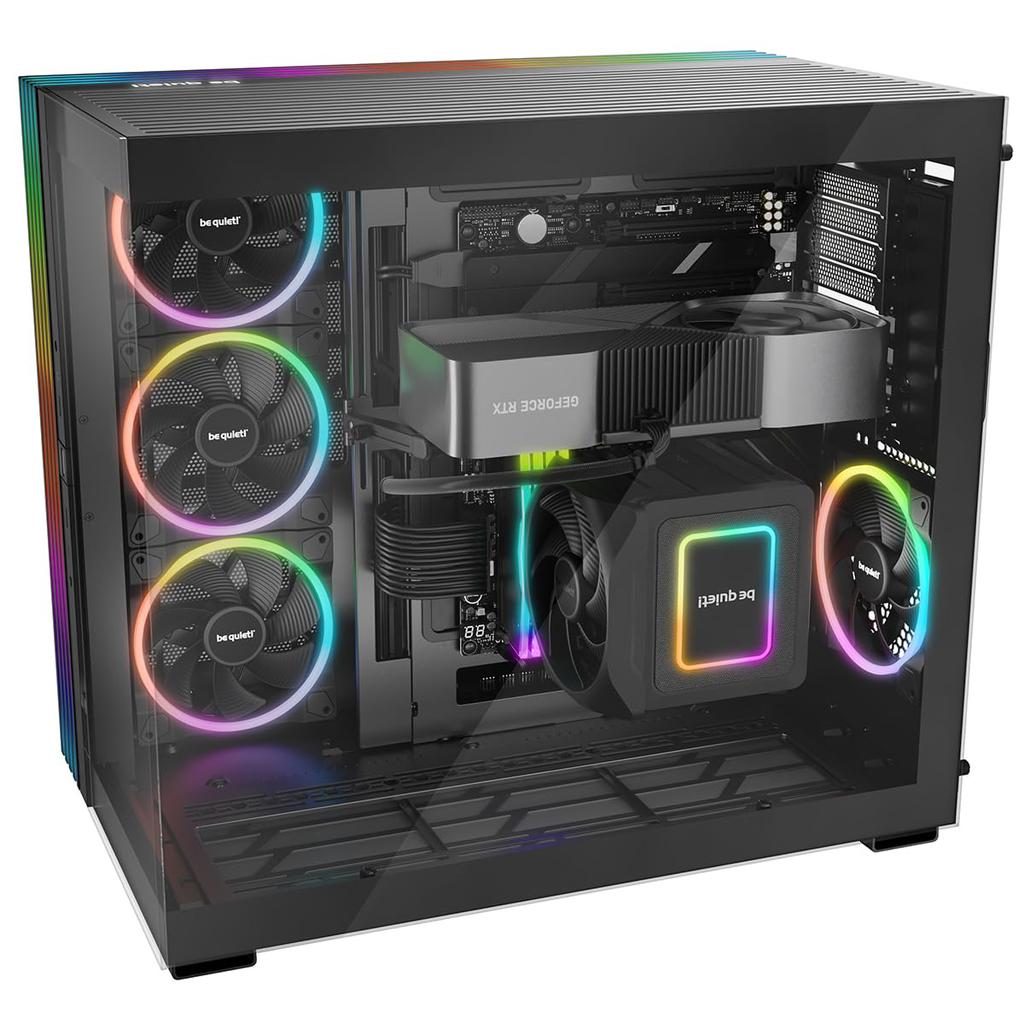 be quiet Full Tower PC Case E-ATX Pillarless Light Base 900 DX Black (Fanless) Domestic Authorized Distributor Product BGW69 LGT-BSE-900DXBK