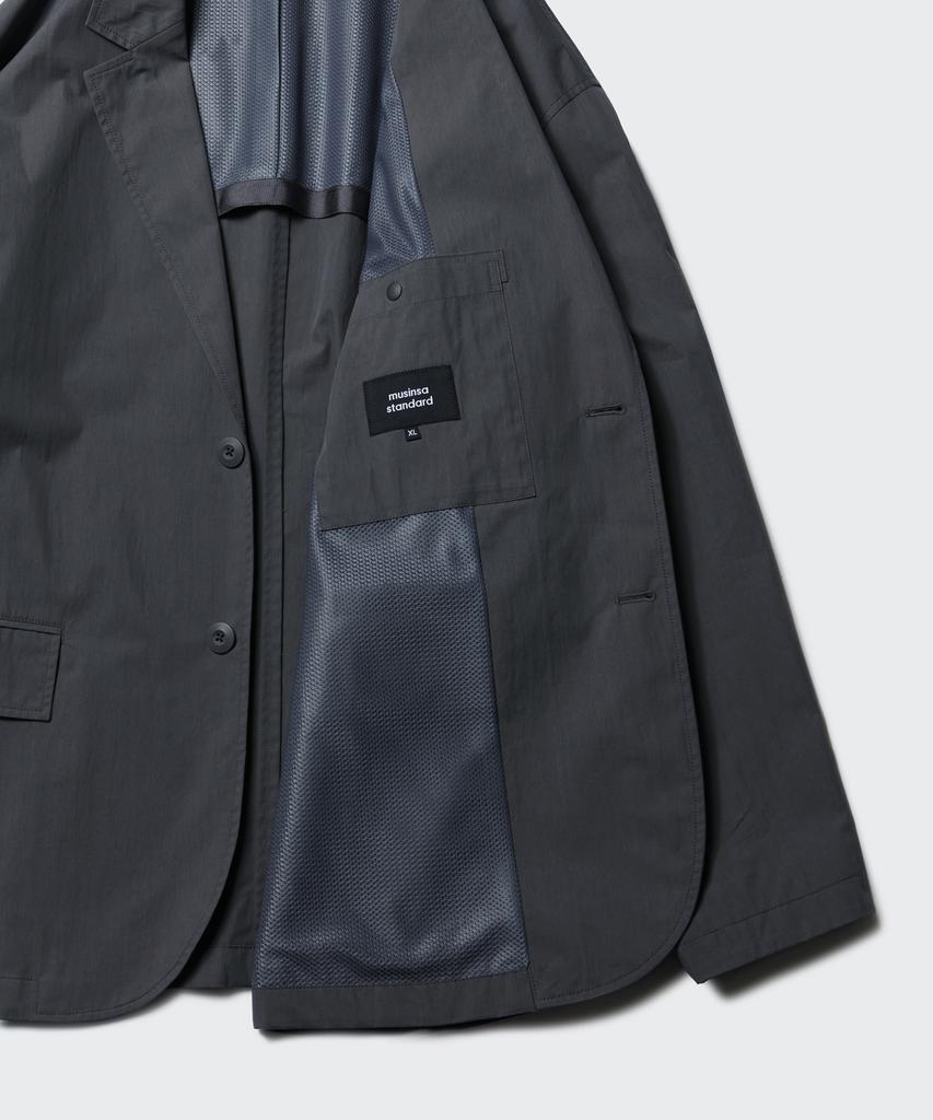 Musinsa Standard [City Leisure] Cn Loose Fit Blazer [Grey]