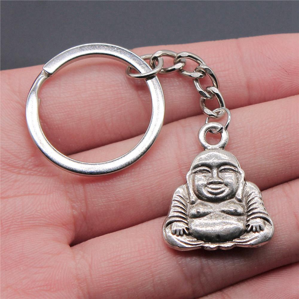 28mm Schlüsselanhänger Buddhismus Vintage Schmuckzubehör QY009