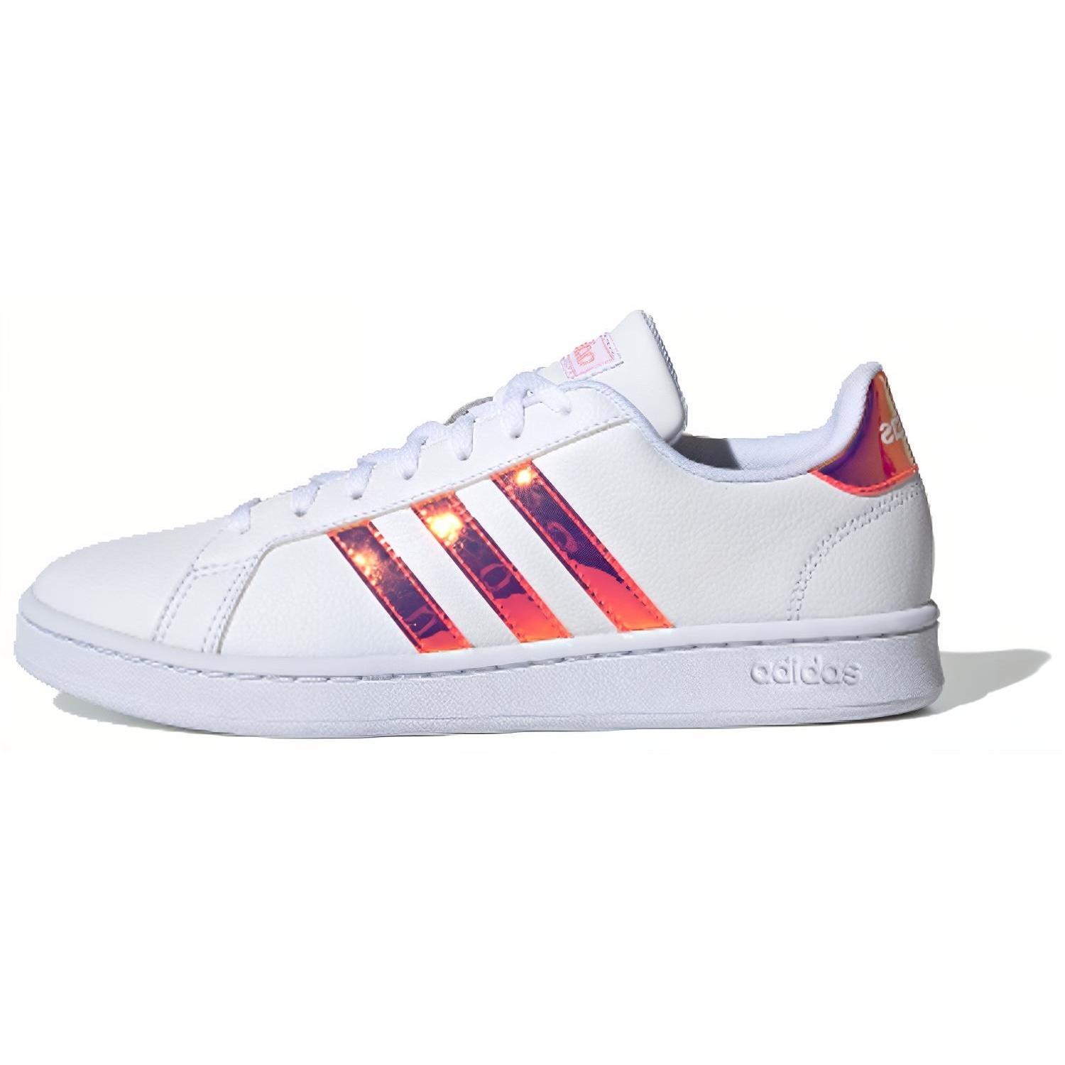 (WMNS) adidas Grand Court Pink Iridescent Women s FW5722 EU 36⅔