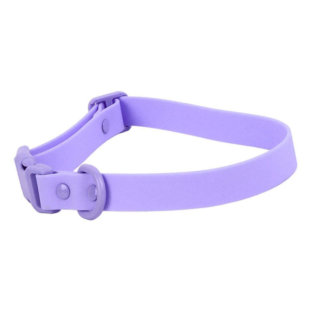 Verstellbares Hundehalsband Wasserdicht Rostfrei Leicht zu Reinigen Weich Flexibel Bequem PVC Hundehalsband für Hunde Katzen Haustiere