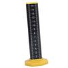 Equal Height Ruler Accurate Double Sided Scale Thickened Rust Proof Gradienter Ruler for Indoor Outdoor Black Inverted