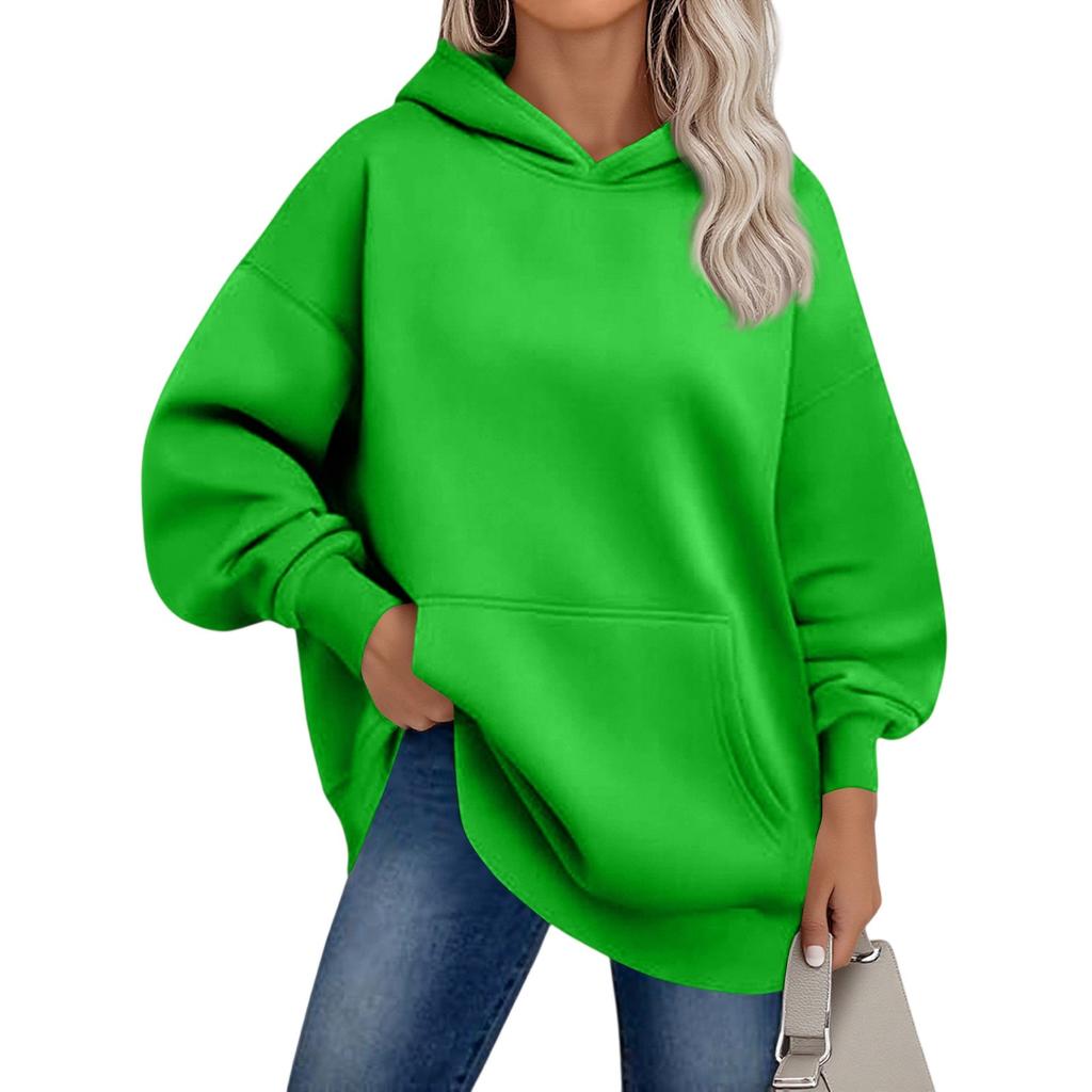 Womens Oversized Sweatshirts Fleece Hoodies Long Sleeve Pullover Outfits With Pocket