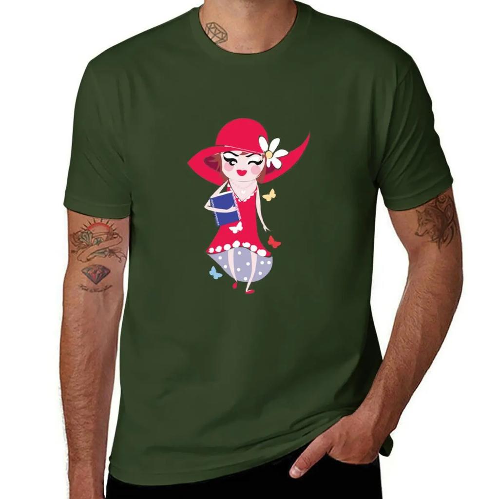 Summer Girl TShirt korean fashion oversized graphic tee Mens tshirts