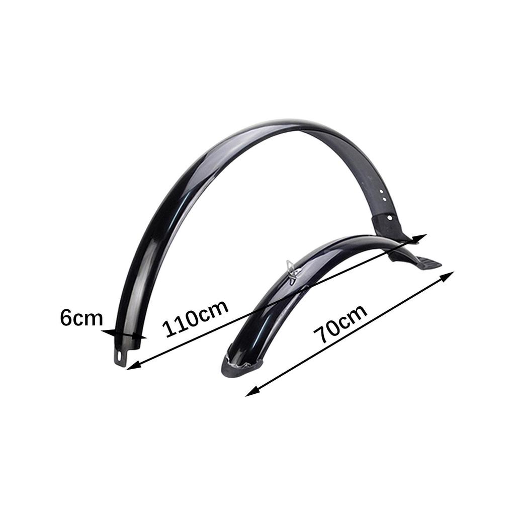 Mountain Bike Mudguards Road Bicycles Fenders 27.5 inch Rustproof Front and Rear Fender Set Cycling Fender Set Wheel Fenders