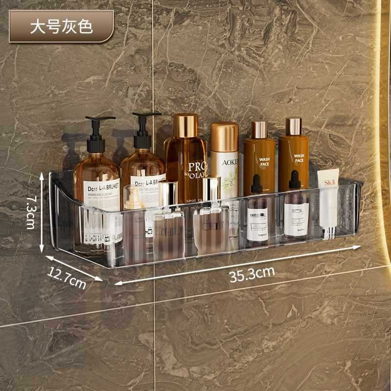 Cosmetics Storage Rack Punched Bathroom Storage Rack Wall-mounted Toilet-free Storage Box In Front of The Sink