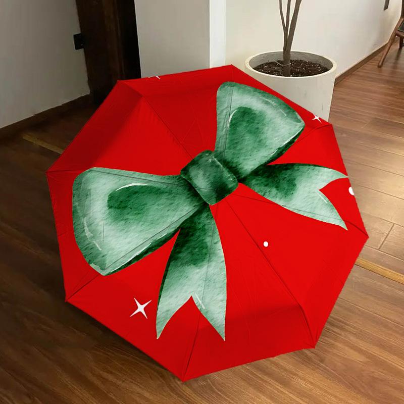 

1pc Bow Tie Automatic Open/Close Umbrella, Formal Events - Ideal Gift for Family or Friends, Outdoor Accessory yy251211141