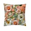 1pcs 45cm 3D Soft Cushion Pillow Cover Elegant Plant Floral Pillowcase for Home Living Room Bedroom Decoration Cushion Cover