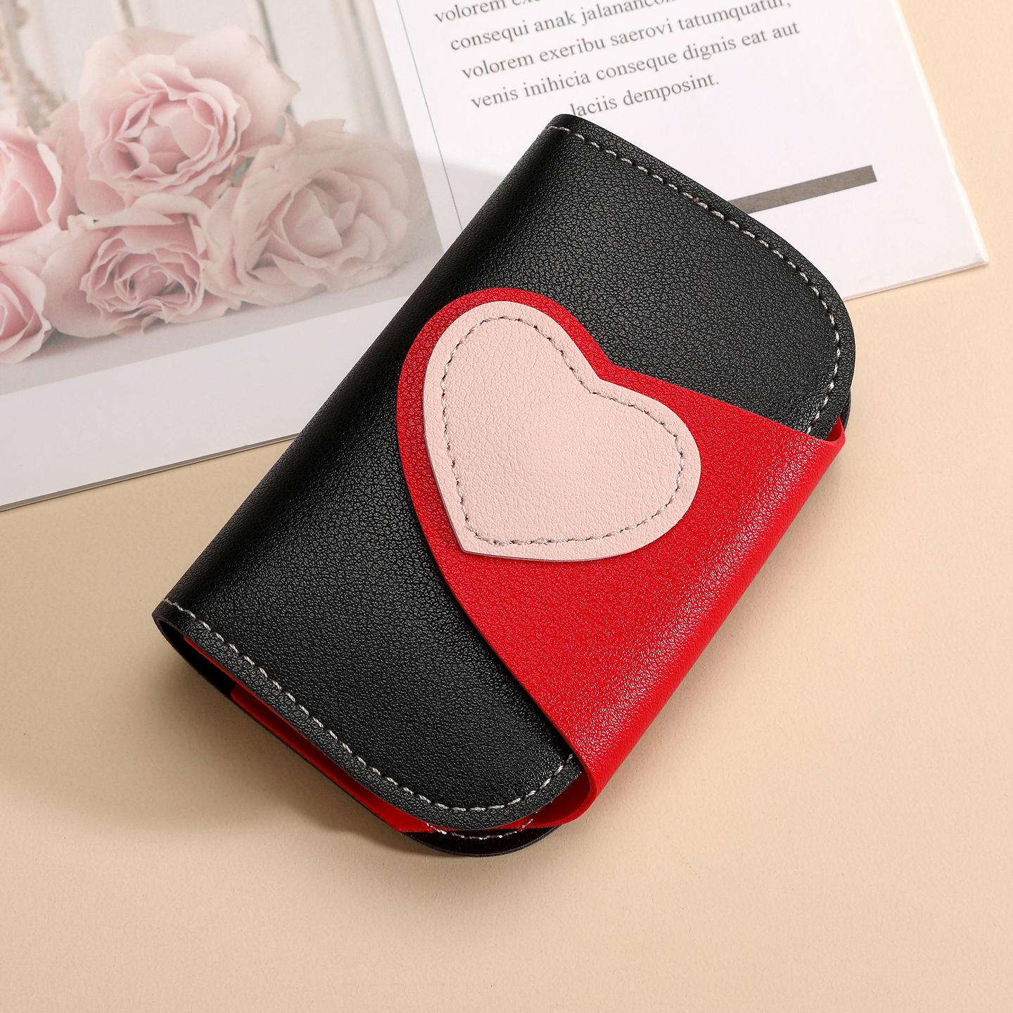 

Women PU Leather Key Bag Multifunction Organizer Wallet Holder Car Small Key Case Keys Card Holder Wallet чёрный