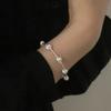 925 Silver Classic Silver Ball Pipe Bracelet