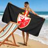 Crvena Zvezda2 Print Beach Towel, Large Soft Quick Dry Towel for Beach Camping Swimming