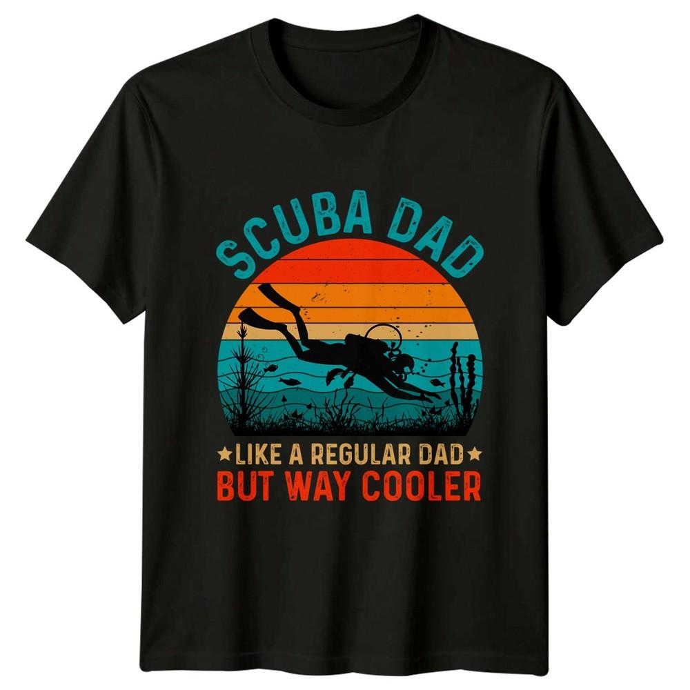 Scuba Dad Like A Regular Unisexs TShirt Scuba Diving Fathers Day Gift For Him