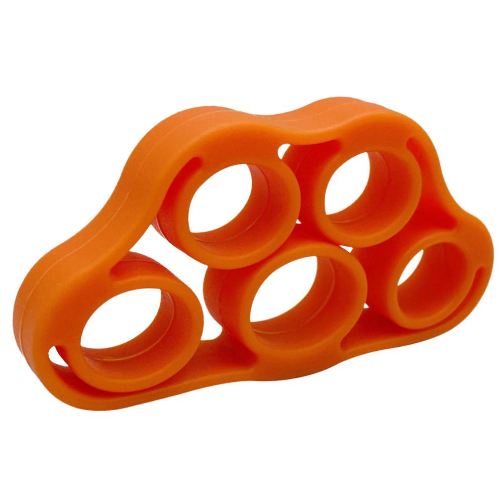 

5 Finger Gripper Strengthener Trainer Elastic Silicone Wrist Gripper Band Mini Portable Muscle Building for Gym Fitness Training